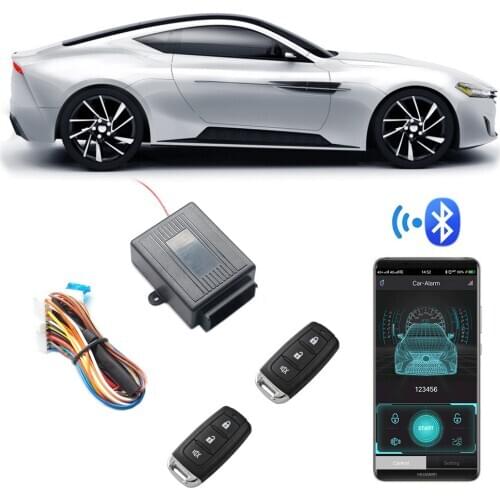 Keyless Entry System Smart Phone Sensor Remote Control Central Lock Automation Car Alarm With Android IOS APP Unlocked Security
