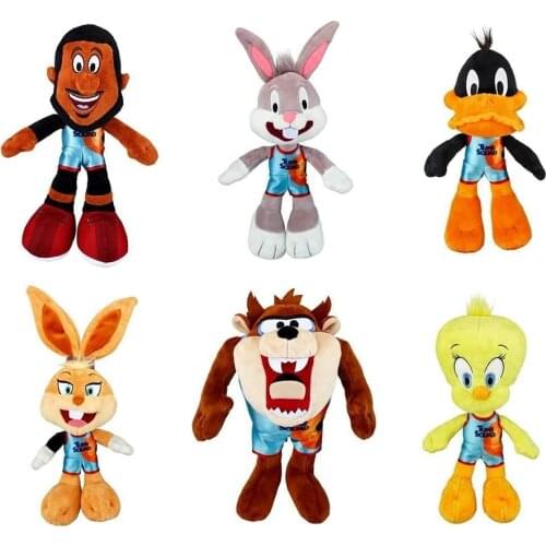 Space Jam 2 A New Legacy James Cartoon Movie Plush Stuffed Animals Doll Toys Collection Gift