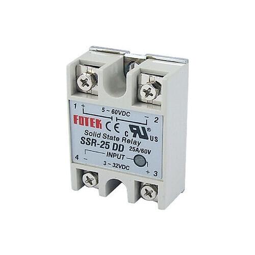 Solid State Relay SSR DC-DC 25A 3-32VDC/5-60VDC