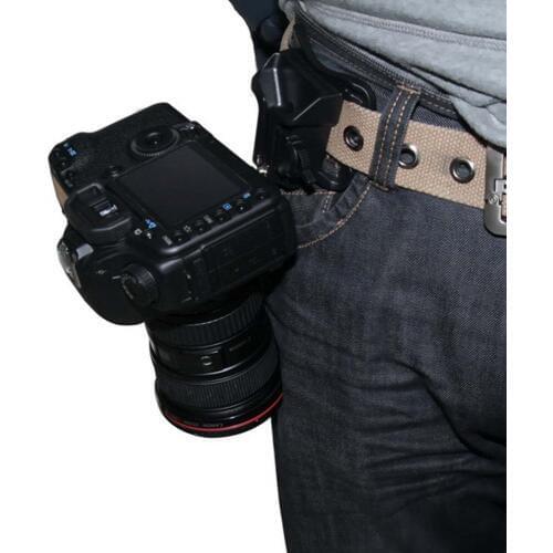 Universal DSLR Digital Camera Waist Belt Holster Quick Strap Buckle Hanger Clip
