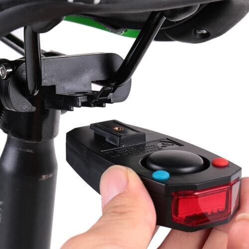 Bike Taillights Intelligent Anti-Theft Bicycle Tail Light Alarm LED Cycling Strobe Warning Electric Bell MTB Accessories