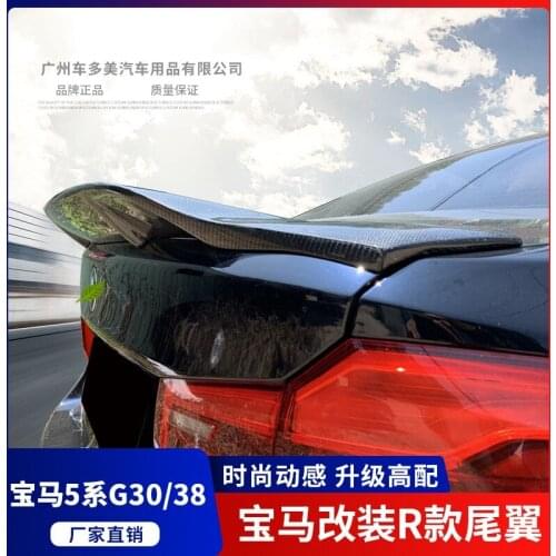 For BMW M5 520i 528i 535i 530i 525i F10 F18 Carbon Fiber rear boot Wing Spoiler Rear Roof Spoiler Wing Trunk Lip Boot Cover