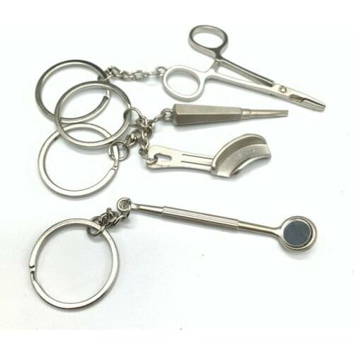 20pcs/10pcs Dental Gift Colorful Mandibul Teeth Model Molar Tool Key chain Gift Chain Dental tools Dental Keyring