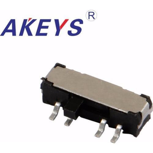 20PCS MSKT-23D20A MINI slide switch 2P3T SMD SMT side slide 8 pin 3 position mini toggle switches