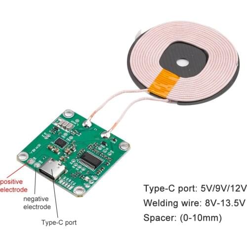 20W High-power 0-8mm/0-10mm spacer Fast Charging Wireless Charger Transmitter Module
