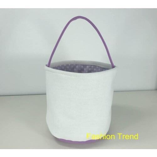 50pcs/lot Wholesale Creative Monogram Easter Decoration Bucket Colorful Toys Storage Basket Tote Bag