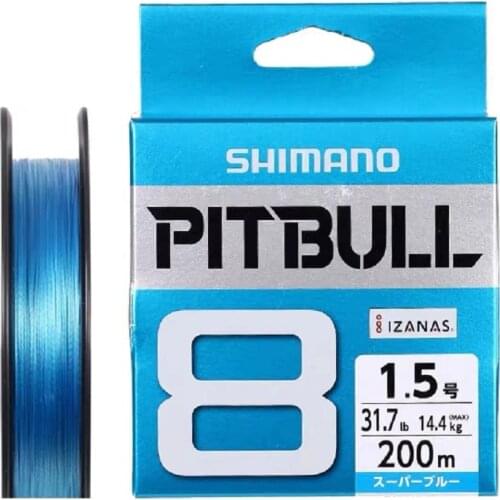 8-braided 12pe line pitbull fishing line sub line high strength long throw 150-200m