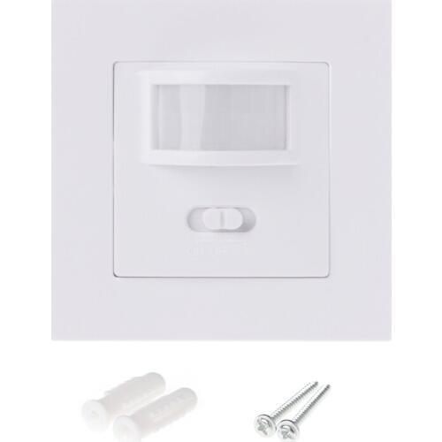 AC 110V - 240V PIR Sensor IR Infrared Motion Sensor light PIR Switch Recessed Wall Module With PIR ON OFF Body Move Induction