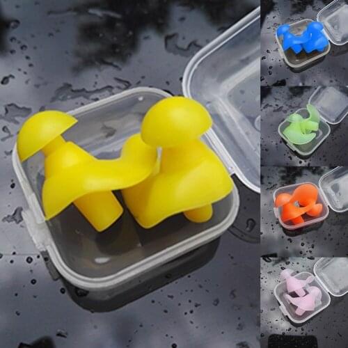 2Pairs Noise Reduction Hearing Protection Ear Plugs Silicone Earplugs For Sleeping Foam Plug Anti-Noise Ear Protectors