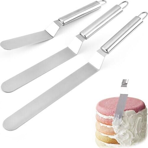 Kitchen Accessories Cake Decorating Tools Stainless Steel Baking&Pastry Tools Portable Cream Spatula Cake Butter Kitchen Gadgets