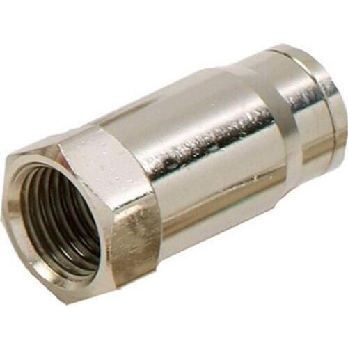 L049 HAIGINT High Pressure Brass Conenctor 1/4' female to 3/8' Quick Pushing Fitting 5 pcs