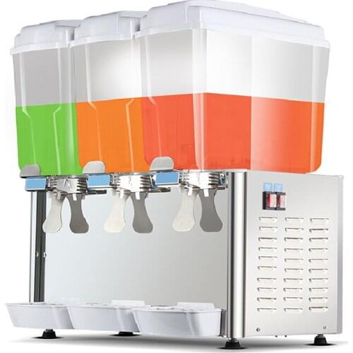 Cold and Hot Dual Temperature Commercial Self-service Juice Machine Frozen Beverage Cold Drink Single / Double / Three Cylinder