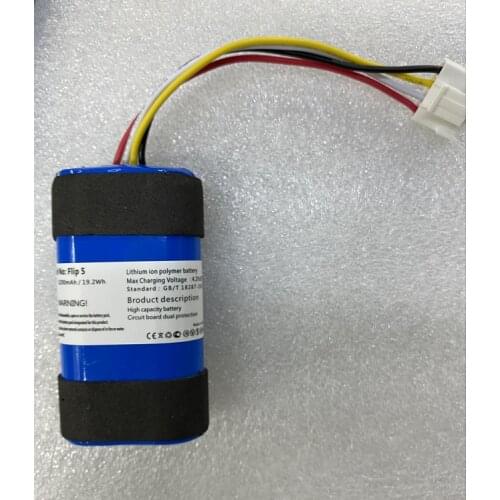 HST Original High Capacity Speaker Battery For JBL Flip 5 Flip5 Portable Waterproof Wireless BT Speakers Batteries 5200mAh