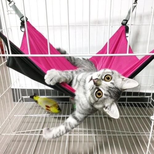 Pet supplies Car pet small hammock outdoor small double-layer pet camping bed for cats and dogs cat hanging bed hammock