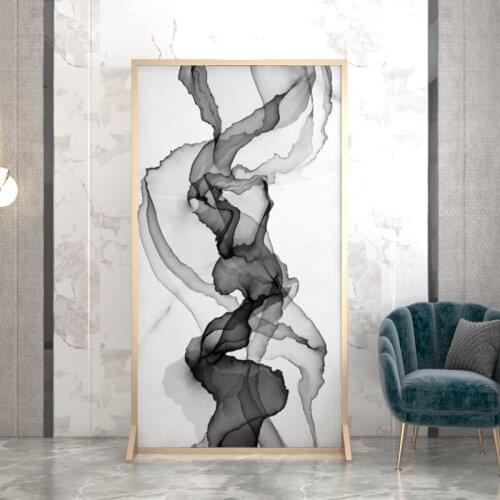 Light luxury nordic entrance art screen partition living room office tea room hotel room entrance entrance mobile screen