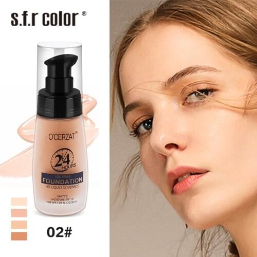 Long-lasting Concealer Oil Control Moisturizing Non-marking Matte Clear Moisturizing Liquid Foundation Makeup Cosmetics
