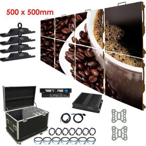 By air/door to door ready to use indoor P3.91 led TV panel, kinglight nationstar dot matrix led display board