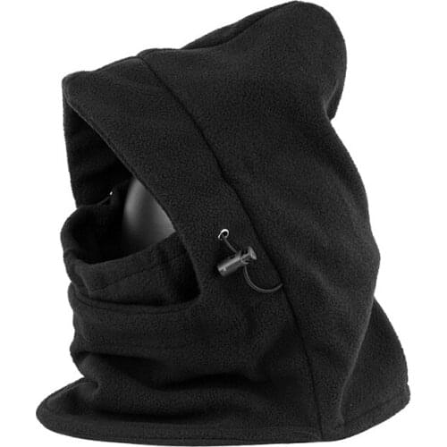 Thermal Fleece Balaclava Face Beanies,ski Bike Motorcycle Neck Warmer Helmet Hat Winter Windproof Hiking Caps,men Warm