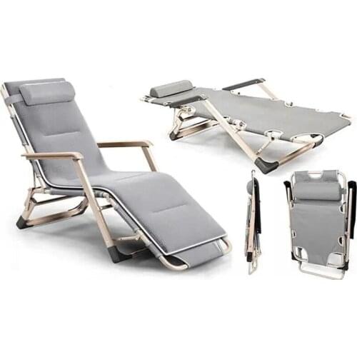 Enhanced multifunctional folding bed Chair Recliner does not occupy space after folding, ultra portable and strong load-bearing