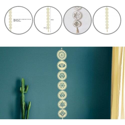 Versatile Lightweight Yoga Wooden Grid Art Symbol for Meditation Room