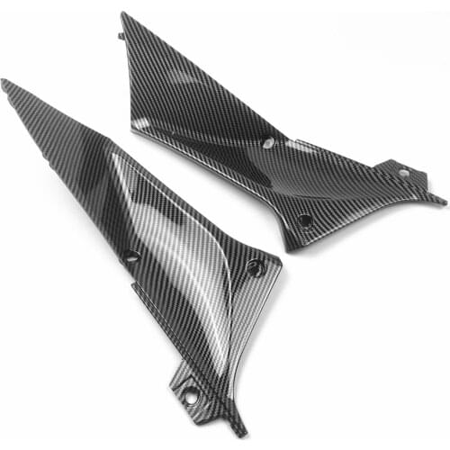 Upper Front Dash Air Duct Ram Panel Trim Cowl Fairing Carbon Fiber Pattern For YAMAHA YZF-R1 R1 2002 2003