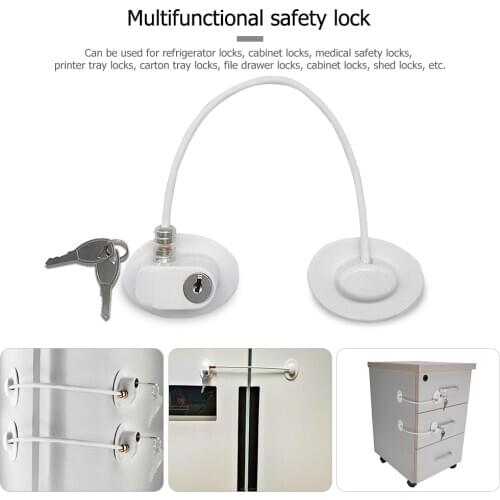 Baby Draw Lock Multifuction Wire Rope Baby Safety Lock Home Window Refrigerator Fridge Freezer Door Cabinet Drawer Security Lock