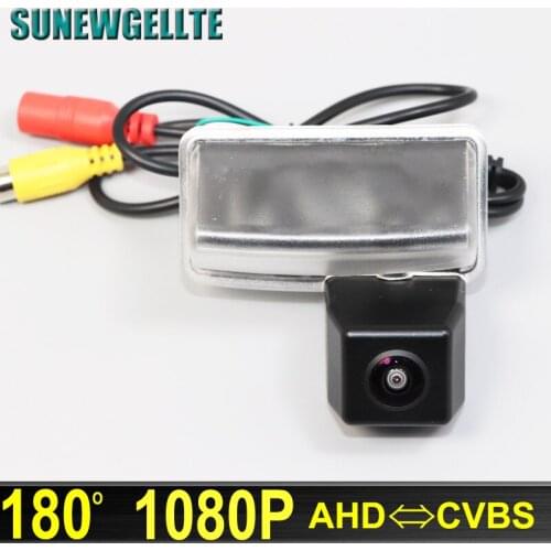 180 Degree 1080P AHD Car Rear view Camera For TOYOTA Avanza REIZ 2010~2013 XENIA M80 S80 Mark X Corolla E120 E130 Vios tracks