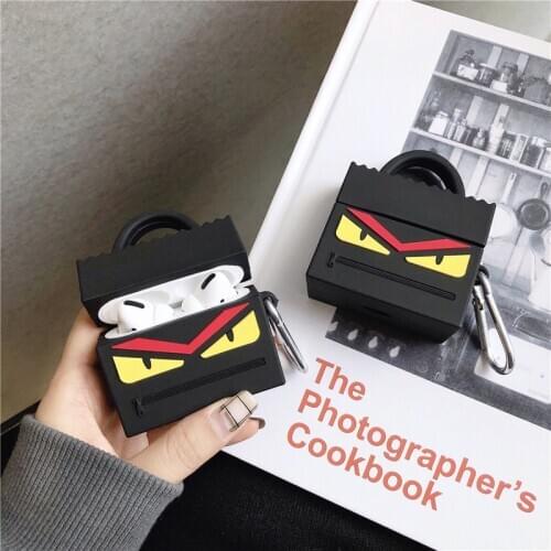 3D Silicone Earphone Bag Case for Apple Airpods 3 case Fashion Headphone Accessories Protective Cover for Airpods Pro Carabiner