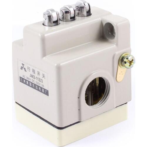 3NO 3NC 3 Parallel Roller Plunger Position Limit Switch, JW2-11Z/3, Gray