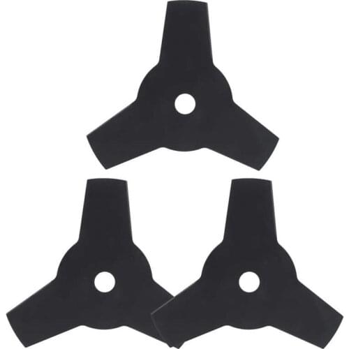 4Pcs 10 Inch 3T Brush Cutter Blade Grass Trimmer Mower Blade Straight Tooth Garden Tools Accessories