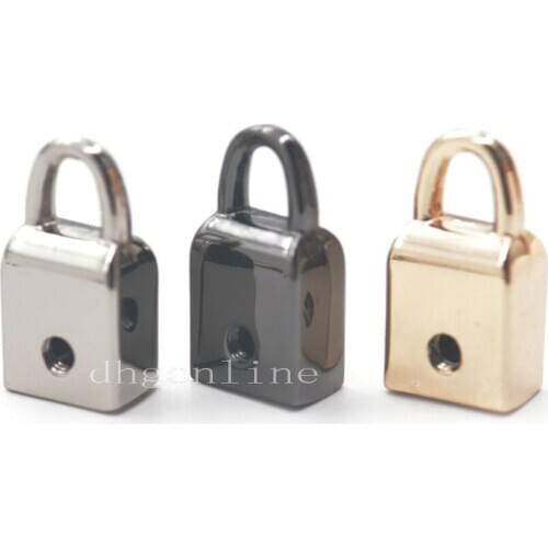 5 25 60 Pcs Small Bell Stopper Cord Ends Lock For Wrist Leather Jewelry Pendant DIY Accessories Alloy Square 3-Color Choice