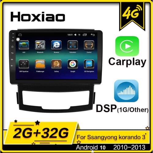 Android 8.1 Car Radio Player for SsangYong Korando 3 Actyon 2 2010 2011 2012 2013 GPS RDS AM Navigation HD Car Multimedia Player
