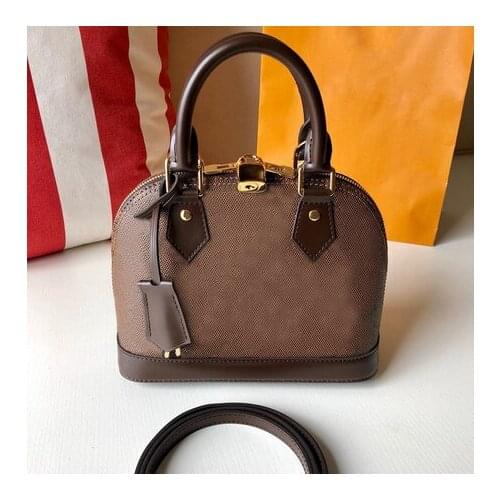 Free Shipping! 2021 HOT Europe and America Latest Fashion Female Handbag Best Quality Genuine Leather Bag ALMA BB women Bags