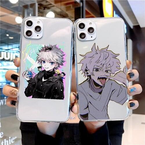 Hunter x Hunter Killua Zoldyck Phone Case For Samsung Galaxy Note 4 8 9 10 20 S8 S9 S10 S10E S20 Plus UITRA Ultra transparent