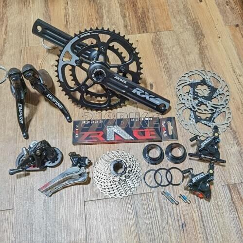 SENSAH EMPIRE ZRACE Crank Hydraulic Disc Brake Cassette Chain 2x11 Speed, 22s Road Groupset for Road bike Bicycle 5800, R7000