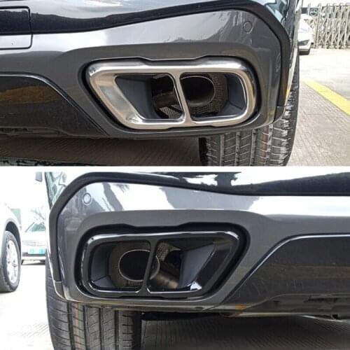 Car Exhaust Pipe Tail Cover Trim For BMW X5 G05 X7 G07 2019 2020 Car Exhaust Mufflers Cover Exterior Trim Car Accessories