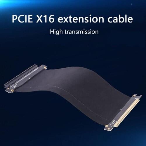 PCI-E Cable Graphics extension Data 16X Flexible Cable Extension Port Adapter 5/10/15/25cm Line PC Graphics extension cable