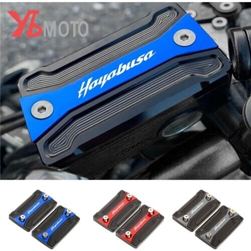 Motorcycle Brake Clutch Cylinder Fluid Reservoir Cover For SUZUKI GSX1300R HAYABUSA 1999-2018 2019 2020 Oil Fluid Cap