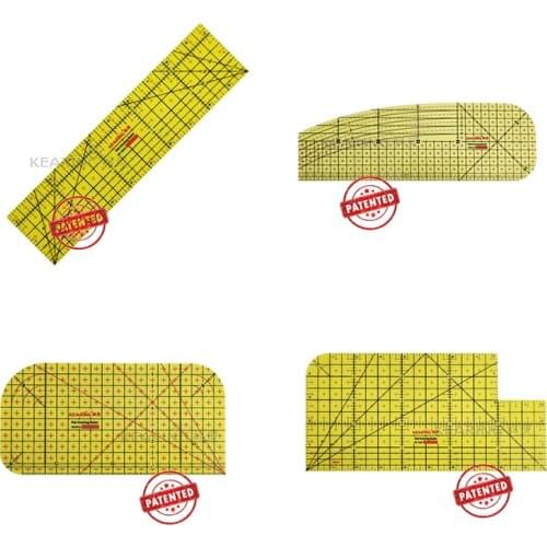 Kolding Hot Ironing Ruler Ironing Ruler Ironing Ruler High Temperature Ruler Seam Allowance HR-10025 Heat-resistant Ruler