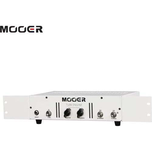 MOOER TUBE ENGINE 20W Tube Power Amp Amplifier Hi/Low Gain Input Metal Shell with Carry Handle Rack Mounting Lugs3-Band