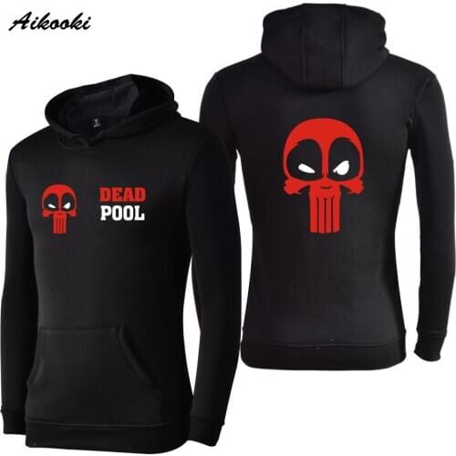 Deadpool Men/Womens Funny Print Long Sleeve Autumn Warm Pullovers Hoodies Coats Tops Popular Deadpool boys Hoodie Sweatshirts
