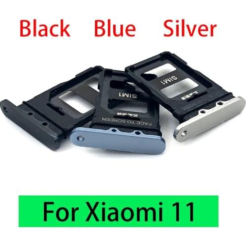 New SIM Card Holder Tray Slot Holder Adapter Socket For Xiaomi Mi 11 Mi11