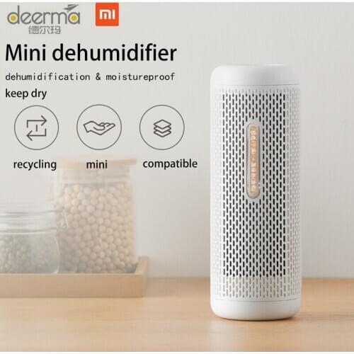 Deerma Small Mini Dehumidifier Mini Dehumidification Box Electric Air Dryer for Home Wardrobe Bookcase