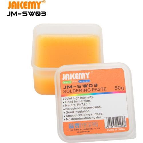 JAKEMY JM-SW-03 lead free tin solder paste for soldering repairing iron circuit for PCB,BGA,SMG,PGA repair