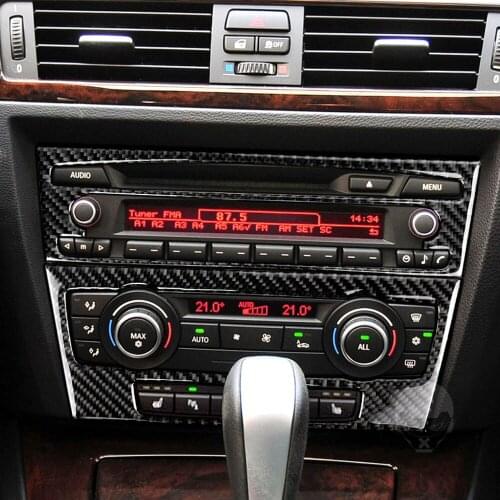 It Is Suitable For BMW The Carbon Fiber (2005-2012) Old 3 E90 07-13 M3 E92 Air Conditioning CD Control Panel
