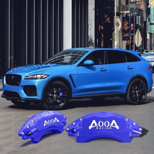 Red Durable Brake Disc Caliper Covers For Jaguar