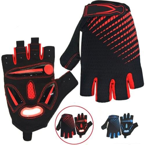 Silicone Cycling Protective Gear Road Mountain Bike Protective Gear Reflective Sports Half-Finger Protective Gear EDF