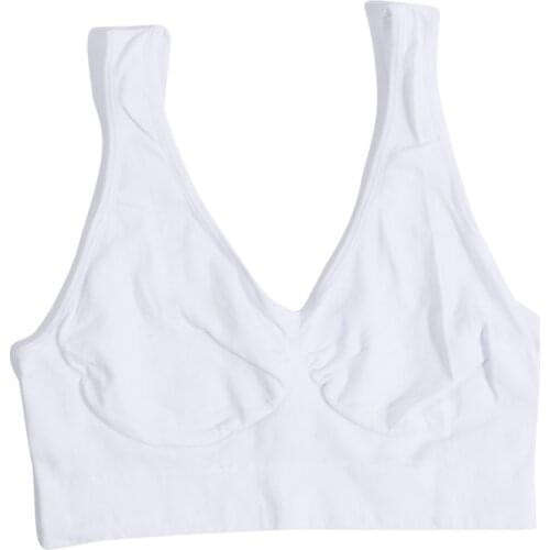 S-3XL Size 3Pcs/set Sports Vest Bra For Women Seamless Yoga Gym Fitness Single Layer Sexy Breathable Small Vest Bra