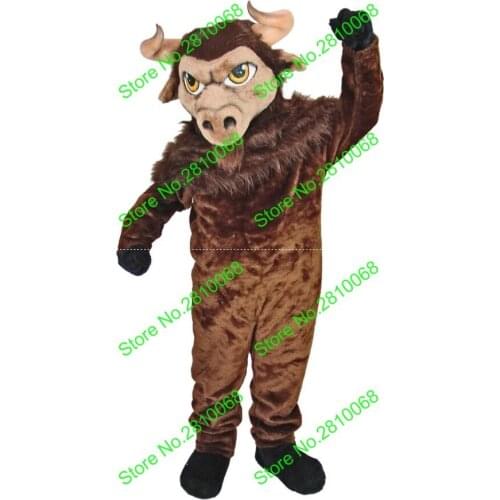 Syflyno Not deformed EVA Material Helmet Bison Cattle Mascot Costumes Movie props party Cosplay cartoon Apparel 494