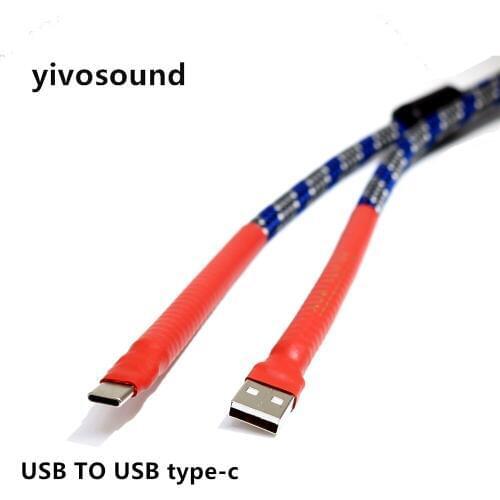 Yoosound DIY USB Type C Cable HiFi USB A To C Audio Data Cable For DAC Mobile Tablet